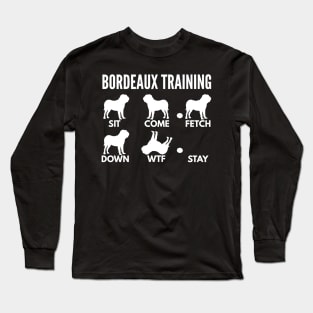 Dogue de Bordeaux Training French Mastiff Tricks Long Sleeve T-Shirt